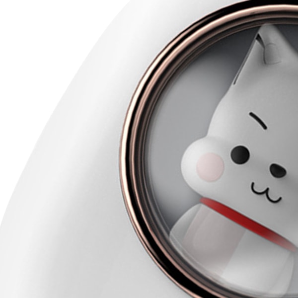 Väggmonterad tvåldispenser Space Capsule Design Uppladdningsbar platsbesparande vägg Automatisk skummande tvål dispenser Vit
