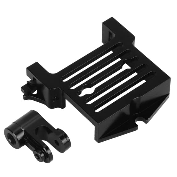 Styregeararm og styregearbase sæt i aluminiumlegering til Traxxas X Maxx RC bil Sort
