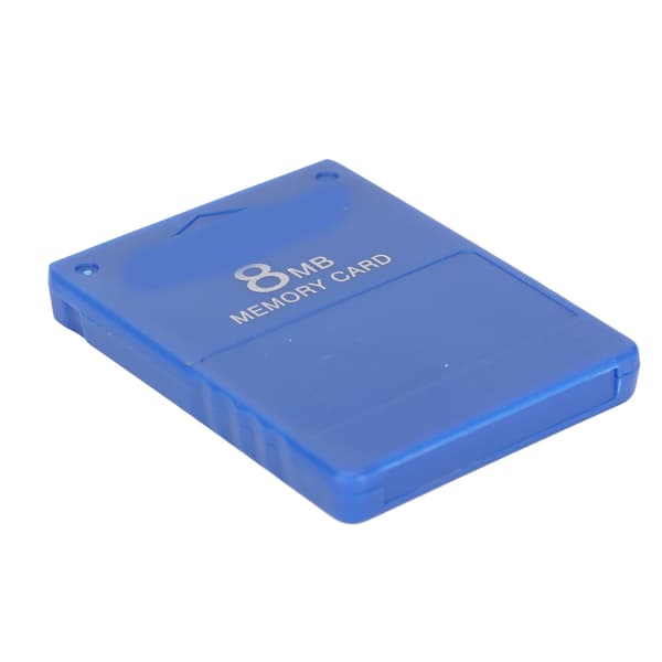 Höghastighets 8MB spelminneskort för PS2 - Stöder FMCB1.966 och alla spel (blå)