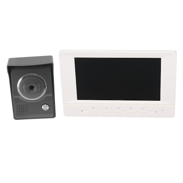 Videoovikello 7 tuuman HD Yökuva IP55 vedenkestävä intercom visuaalinen ovikello asunnoille 100‑240V AU-liitäntä
