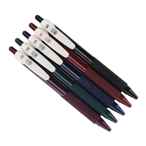 5 st Gelpennor Set 5 Färger Retro Färg Skiss Gelpenna Set för Skrivning Kalligrafi Målning