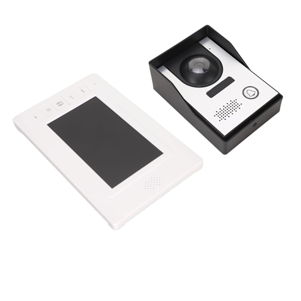 7-tums Intercom-dörrklocka för hemmabruk Handsfree Night Vision Kabelansluten videodörrklocka Intercom-system för hemmet 100‑240V US-kontakt