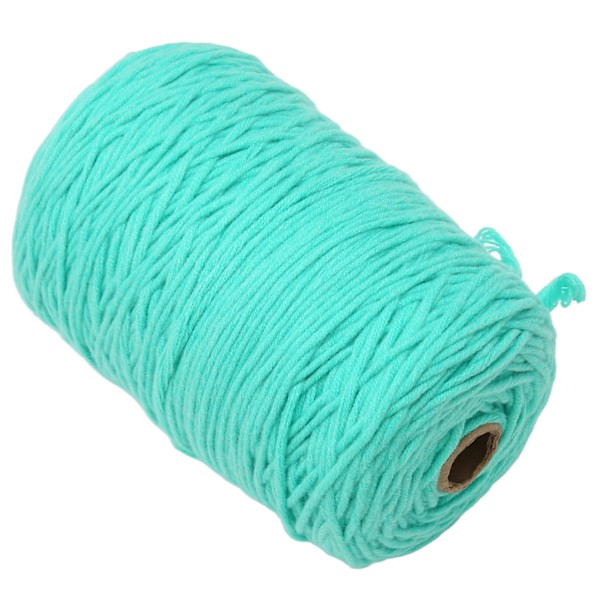 Tuftgarn 0,5 cm Brett 8-faldigt Mjukt Bomulls-Polyester Krympresistent Mattgarn för Hantverk DIY Mattor