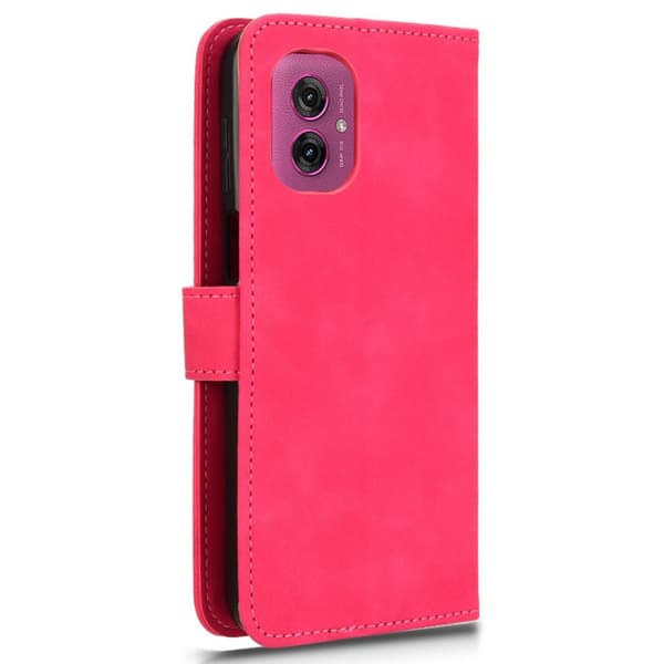 Motorola Moto G55 5G Läderfodral Rosa 77