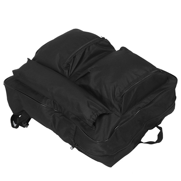 40x14x48cm Rullstolsförvaringsväska Bärbar vagn Stor kapacitet Vattentät hängpåse Svart