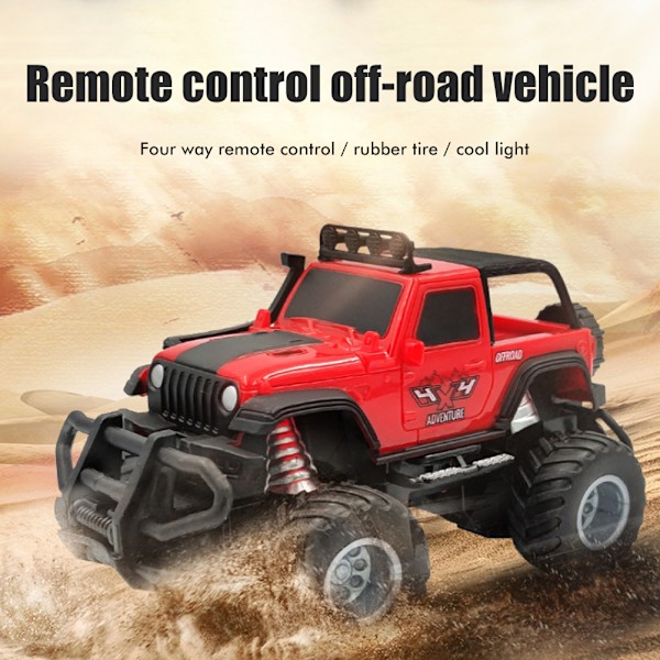 RC-bil Fjernkontroll Off Road Racing Kjøretøy 4WD RC Kjøretøy Lastebil for Gutter Barn Voksne