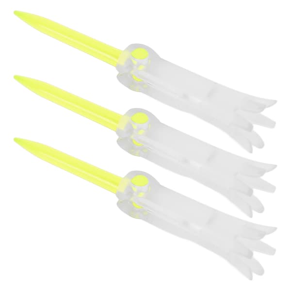 Foldable Training Golf Tee Anti-Flying Swivel Practice Accessories Ball Studs for GolfYellow