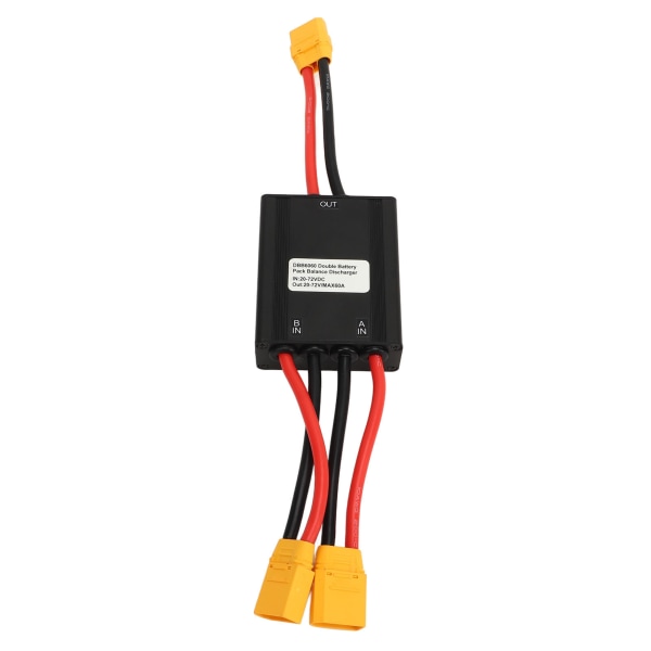 El-sykkel dobbelt batteriutladningsomformer 20V til 72V Dobbelt batteri parallellmodul adapter for utskifting 60A