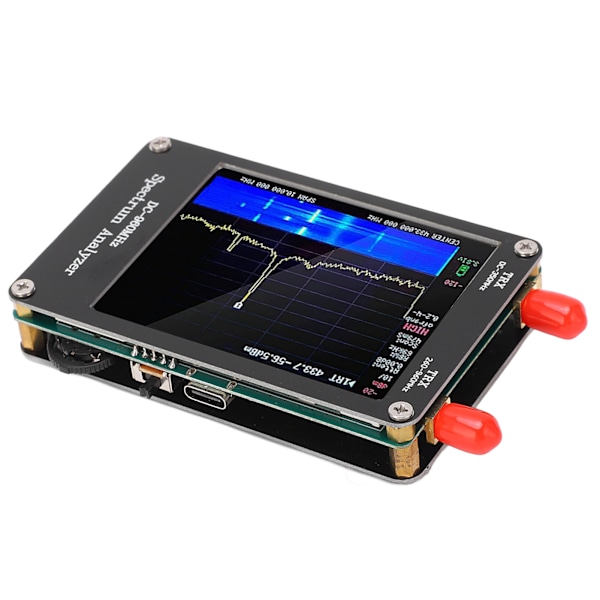 Spectrum Analyzer MF HF VHF UHF Input 4 lägen 2,8 tums pekskärm Bärbar Spectrum Analyzer Signal Generator