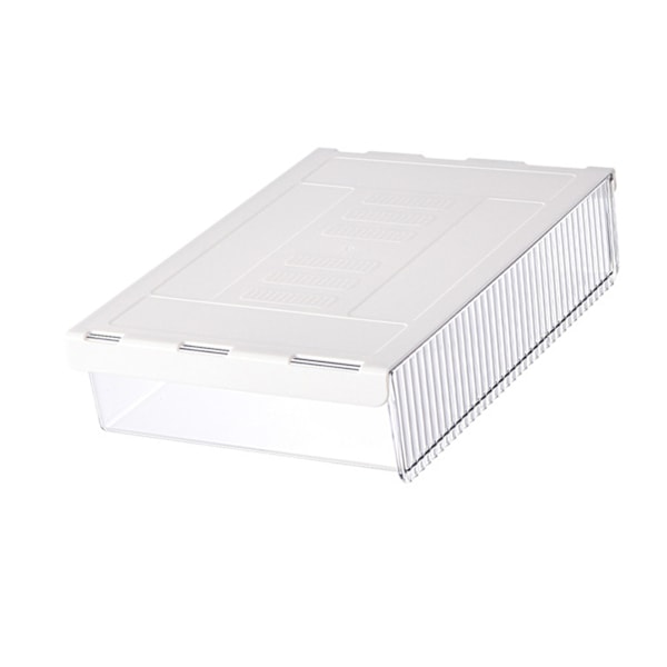 Transparent Under Bord Osynlig Organizer Under Skrivbord Monterad Utdragbar låda Under Skrivbord Osynlig låda Medium 21x6x17cm