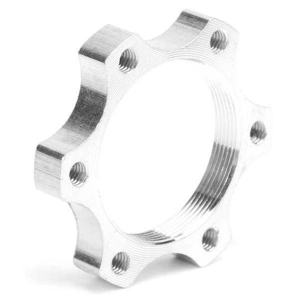 Disc Brake Flange Disc 6-hole Threaded Seat Disc Brake Thread Conversion Seat Adapter Base44mm Base