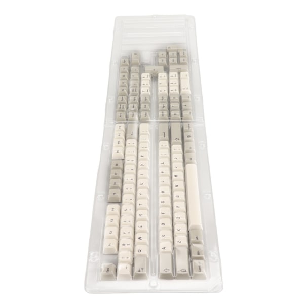 Näppäimet Tangent Caps Retro Harmaa Valkoinen 122 näppäintä PBT-teema Keycap XDA Korkeus Sublimaatio DIY Keycaps mekaanista näppäimistöä varten