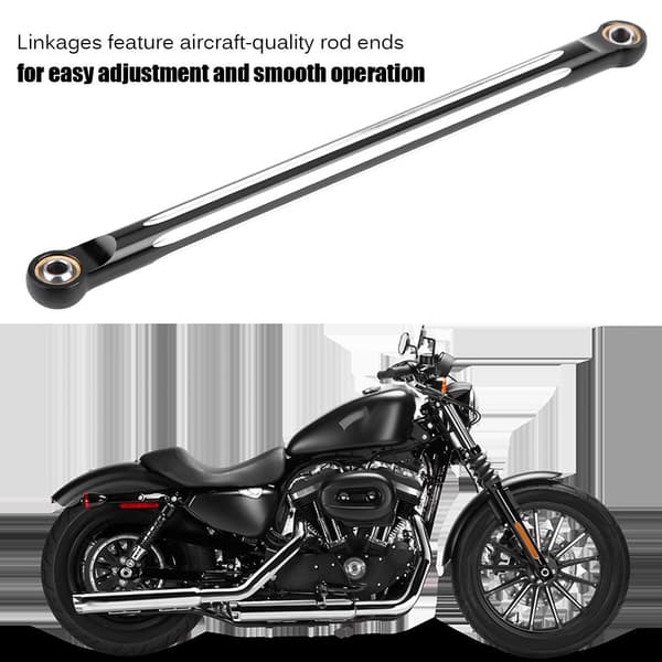 Aluminiumslegering Motorcykel Gearskifter Edge Cut Shift Linkage til Touring Sort