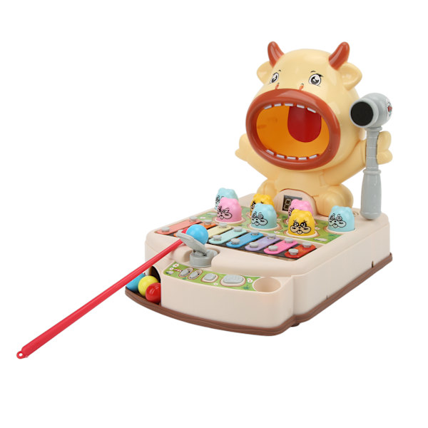 Multifunktionellt Whack Game Interactive Baby Toy Music Whack Mouse Game Early Education Leksak för barn över 3 år gamla