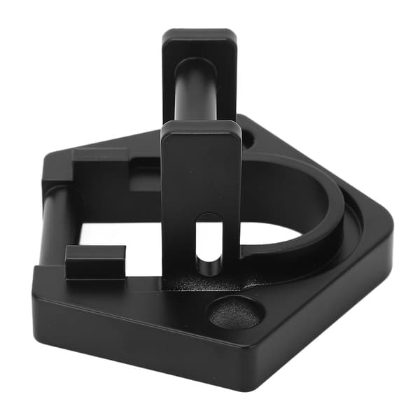 RV Markisefod 3825.RV.032922 Solid Aluminium Bundfod Sort til Sunchaser II Heavy Duty End Plug Afrundet Hardware