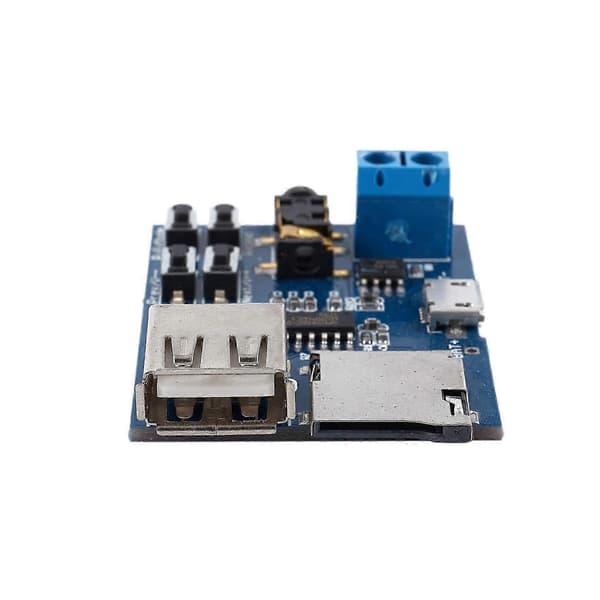 2X Mp3 Lossless Decoder Board Leveres med Forstærker Mp3 Decoder TF Card U Disk Decoder Player blue