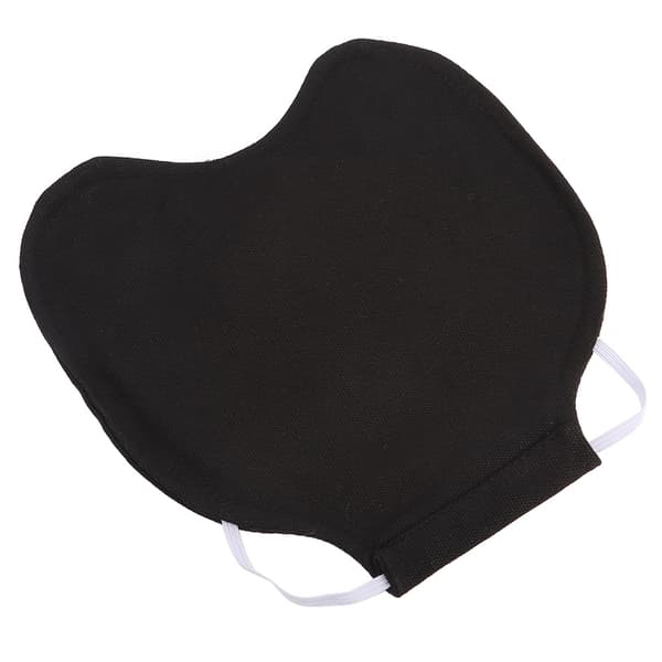 Pet Feather Protection Fixer Back Wing Protector Hen Chicken Saddle Apron Double Jacket (20x19.5cm) Black