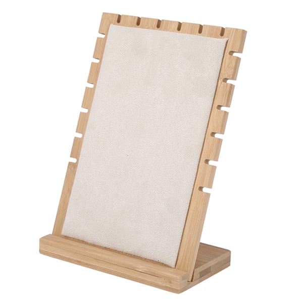 Tre Halskjede Armbånd Henger Smykker Organizer Display Holder Stativ Stativ (Beige)