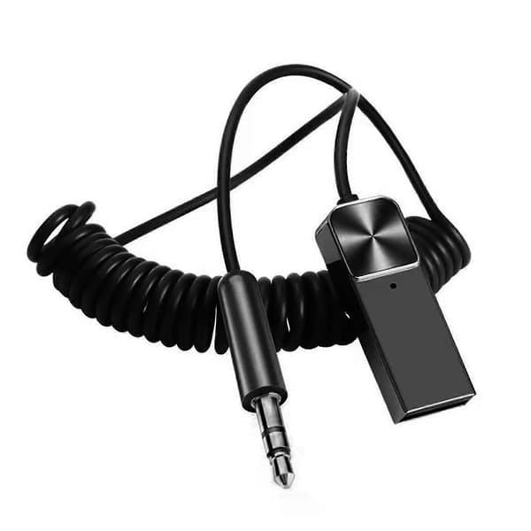 Telefonhøyttaler 3,5 mm-kontakt Bærbar navigasjon Strekkkabel Bluetooth-mottaker