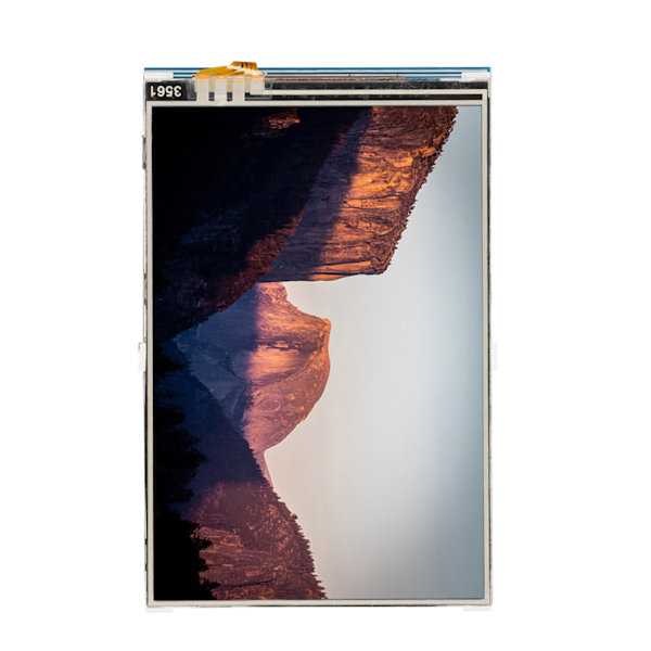 Fargerik 3,5\" TFT LCD-berøringsskjerm for Raspberry Pi