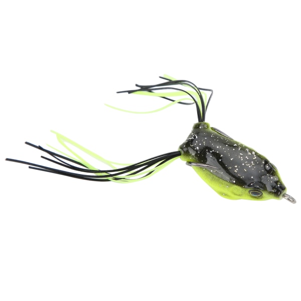 Kunstig fisk Snakehead agn Naturtro blød Frog Lure Swimbait med krog og hale2#