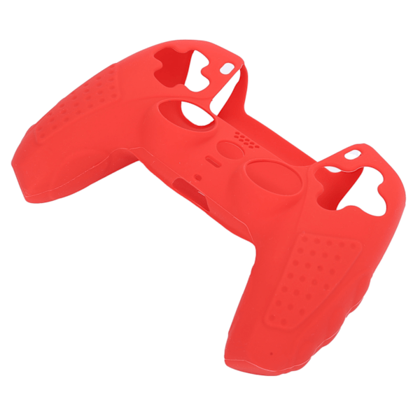 Matvarekvalitet Sklisikker Silikon Spillkonsollbeskyttelse Gamepad Håndtak Grep for PS5 Joystick (Rød)