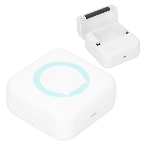 Mini-tulostin, Termo, Kannettava, Langaton Bluetooth, Tarra, Virheellinen Kysymys, Tulostus 200dpi, Vihreä