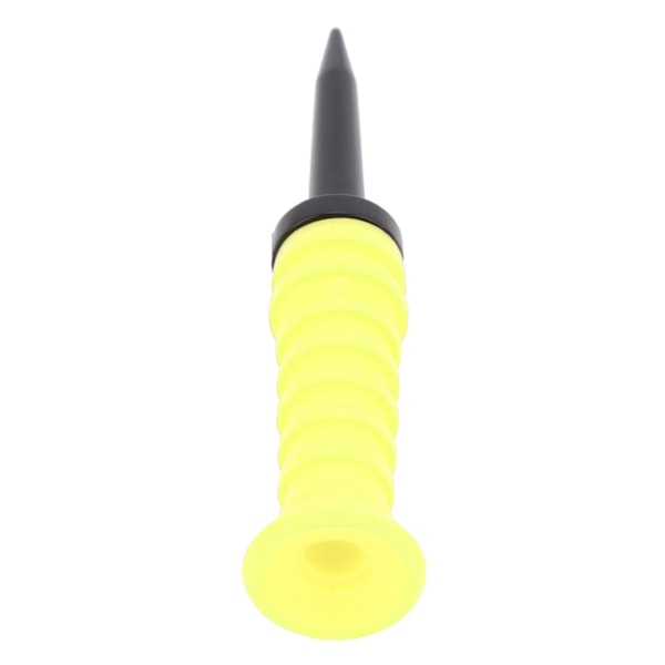 Fleksibel plast golf tee med lav motstand, treningstee for golfmatte, tilbehør, gul