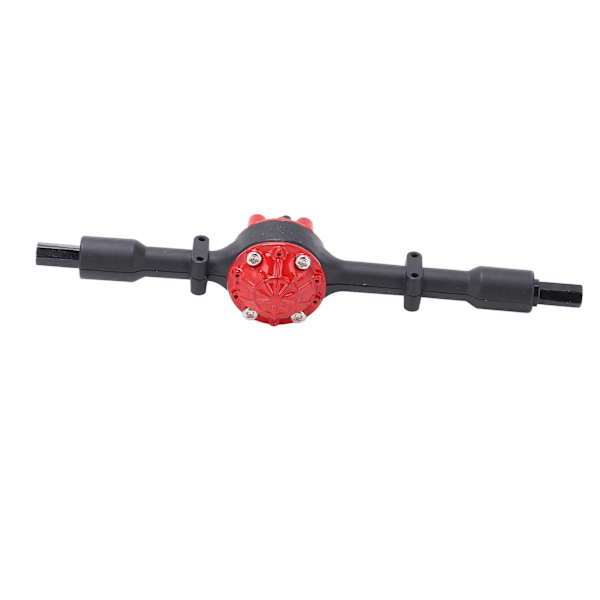 RC-kuorma-auton metalli takap sillan vaihto-osat RC-auton päivitysosia WPL D12Black Red