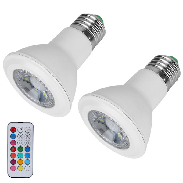 40W RGB färgskiftande LED-spotlight-lampa med fjärrkontroll Festdekorationsbelysning 85-265V (RGbCold White)