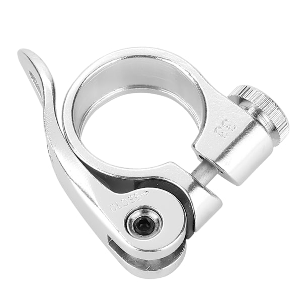 Road Bike Mountain Terräng Cykel Aluminiumlegering Sadelstolpe Sadelstolpsklämma Quick Release Silver