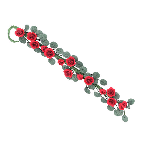 1:12 Nukenukke Rose Vine Miniatyyri Mini Nukenukke Kukka Vine Tarvikkeet Nukenukke Koristeluun