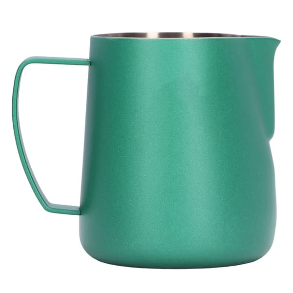 Milk Frothing Pitcher Foaming Cup 400ml Pointed Spout with PTFE Coating for Coffee Machine CafeGreen