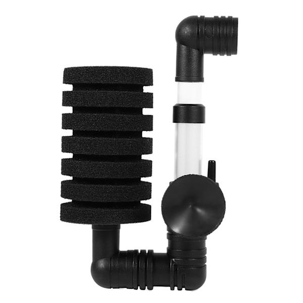 Nytt biokjemisk svampluftpumpe-akvariumfilter med sugekopp (enkelt hodefilter)