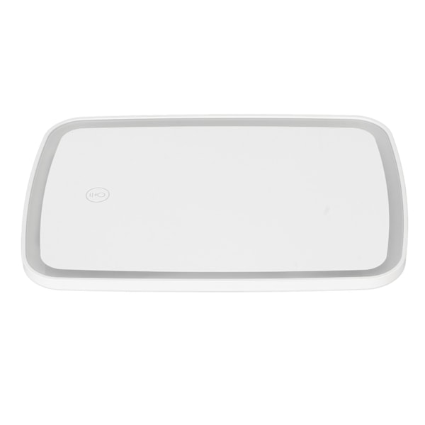 Sminkspegel med Lampa USB Uppladdningsbar 45 Graders Vertikal Lutning Dimbar Touchskärm Belyst Spegel Vit