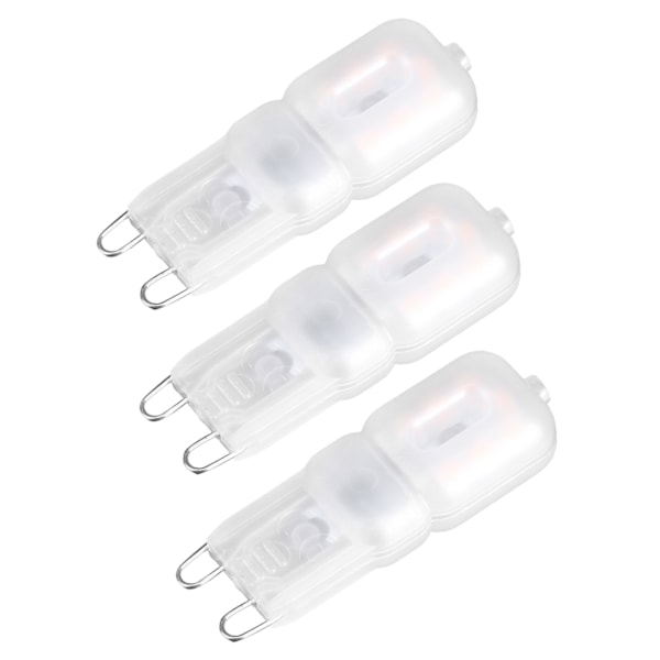 10 kpl 1,5W G9 LED-lamppuja Kotitalous 14LED-kattolamppu Lamppu Lämmin valkoinen (230V)