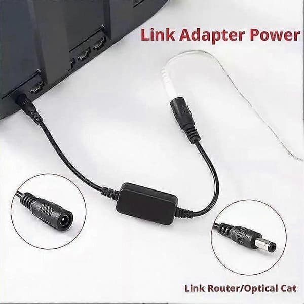 30 cm WiFi-ruter omstartstimer automatisk tilbakestillingsmodul Black