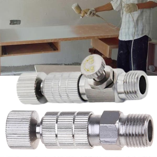 Ruiskumaalausletkun sovitin pikaliitin uros- ja naarasliitin [LD] Adjustable pressure