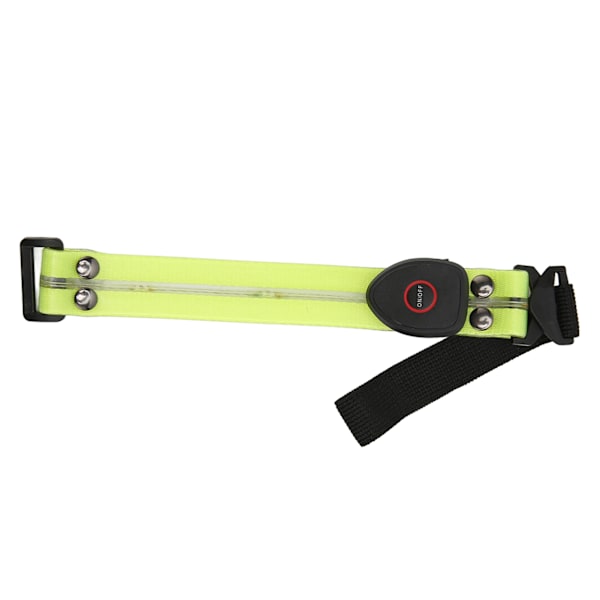 LED-armband Vattentätt uppladdningsbart nattsäkerhetsljusband för utomhuspromenader Running Green