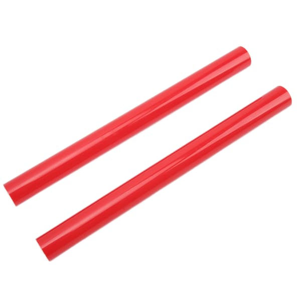 2pcs Car Grille Striped PVC Rust-Resistant Decorative Replacement for X3 Series 2011-2018 Red