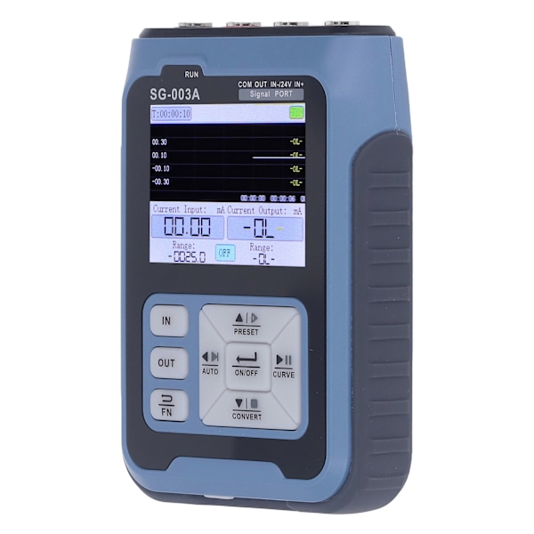 Multifunktionell signalkällagenerator 2,4 tum digital displayspänningsfrekvensgenerator EU-kontakt 100‑240V
