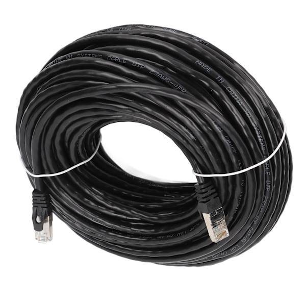 Cat 6 Ethernet-kabel EMI-skydd Låg returförlust 10 Gbps Höghastighets RJ 45-kontakt Internetsladd för PC 30 meter