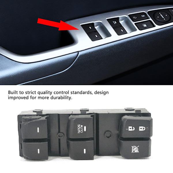 Venstre førerside Power Master Window Switch til Elantra 2014-2016 93570-3X032RY