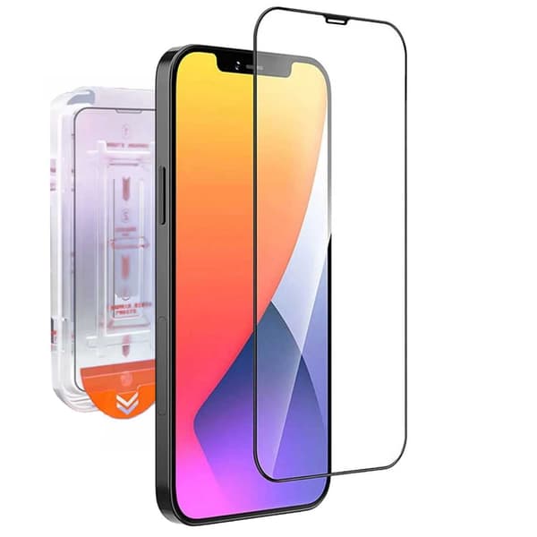 Easy Install Kompatibel med iPhone 13 Pro Max Skärmskydd HD Härdat Glas