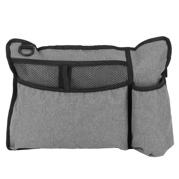 Walker Bag Vanntett rullestolsoppbevaring Sideveske Walker Organizer Pocket Pack Grå
