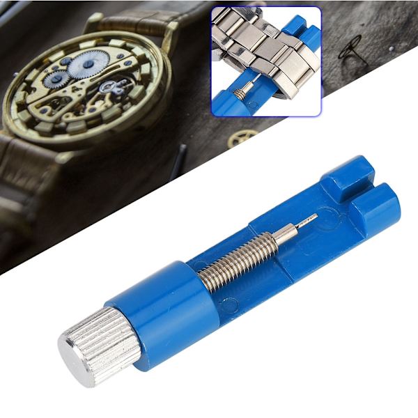 Metallurbandsrem Armband Justerare Verktyg Link Pins Remover Reparation Watchmaker (blå)