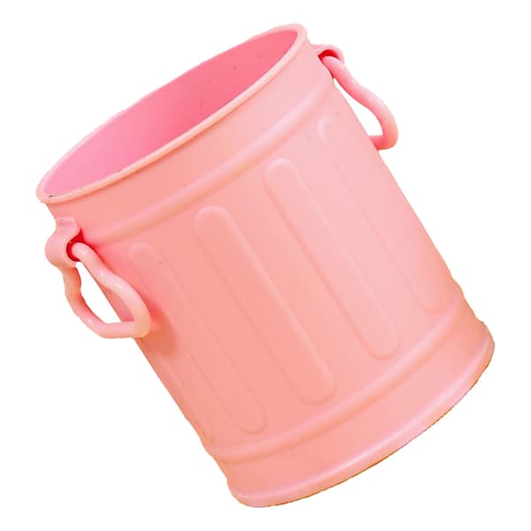 Plastic Pen Holder Cute Large Capacity Convenient Storage Pen Container for Home School Office Pink