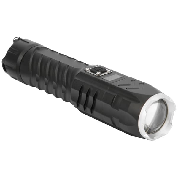 Ultra Bright Outdoor Flashlight Zoomable Focusing USB Rechargeable Smart Power Display