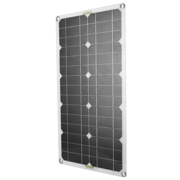 Universal Bærbar Solcelleladerplate Monokrystallinsk 28W USB Utgang Vanntett