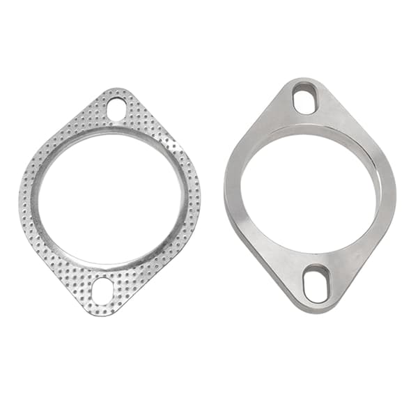 2 Bolter 3 tommers Eksosflens Tilkoblingssett Metalllegering Universal for Eksos Downpipe Catback Headers